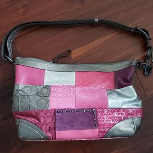 NWOT Coach Patchwork Adjustable Strap Bag